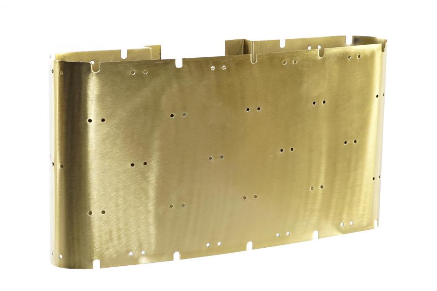 Lampara Aplique Metal 39X11_5X20_5 Dorado