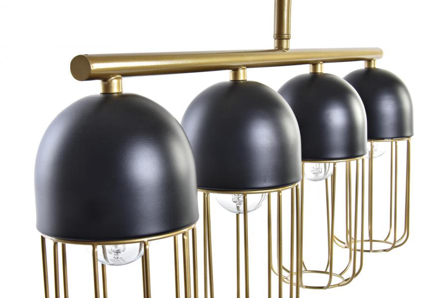 Lampara Techo Metal 60X11X26 Negro