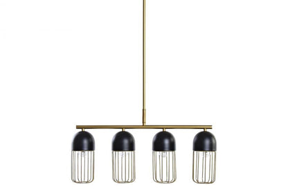 Lampara Techo Metal 60X11X26 Negro