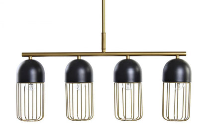 Lampara Techo Metal 60X11X26 Negro