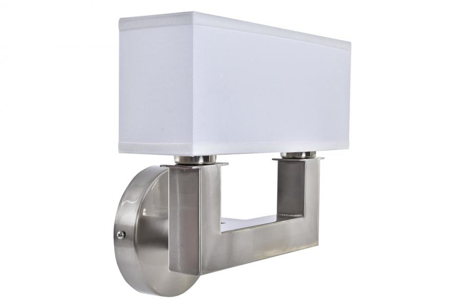 Lampara Aplique Metal 25X14X24 Base 10X2.5X10Cm