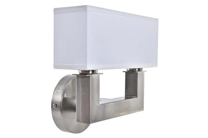 Lampara Aplique Metal 25X14X24 Base 10X2.5X10Cm