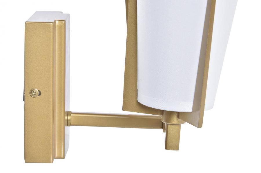 Lampara Aplique Metal Poliester 30X18X23 Doble