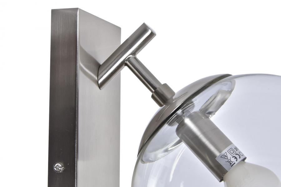 Lampara Aplique Metal Cristal 20X25X27 Bola