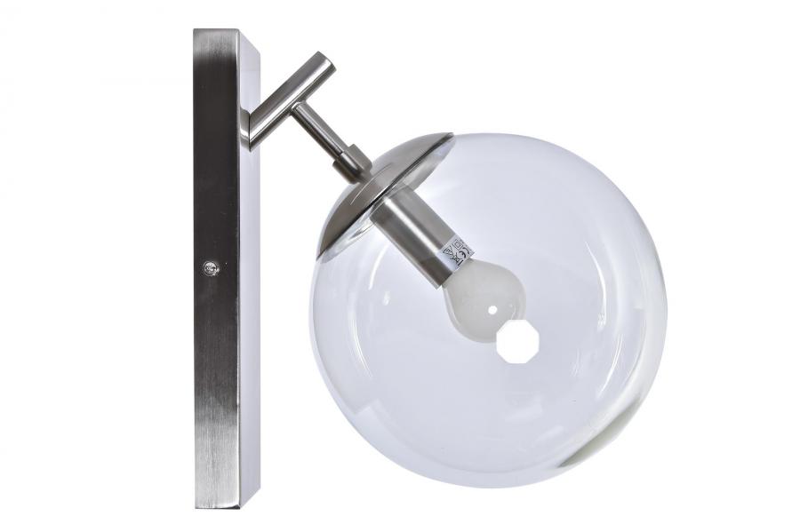 Lampara Aplique Metal Cristal 20X25X27 Bola