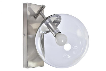 Lampara Aplique Metal Cristal 20X25X27 Bola