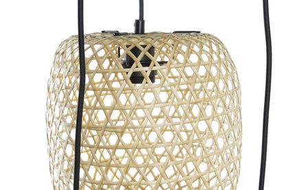 Lampara Techo Bambu 43X43X100 Marron