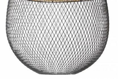 Lampara Techo Metal Ratan 32X32X43 Negro