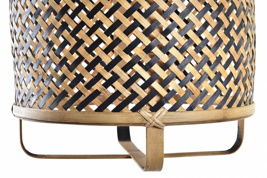 Lampara Techo Ratan 36X36X48 Natural Marron