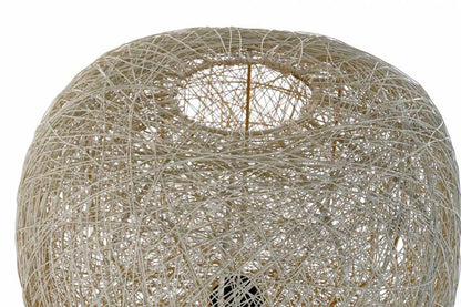 Lampara Pie Metal 41X41X109 Blanco