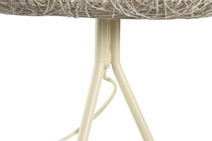 Lampara Sobremesa Metal 33X33X50 Blanco