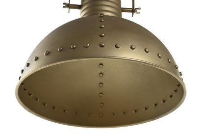 Lampara Techo Metal 41X41X49 Dorado