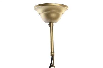 Lampara Techo Metal 41X41X49 Dorado