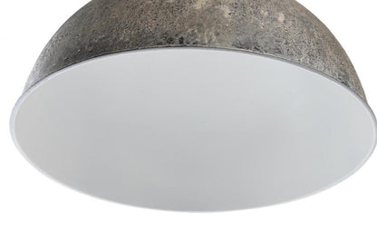 Lampara Techo Metal Madera 62X62X62 Marron