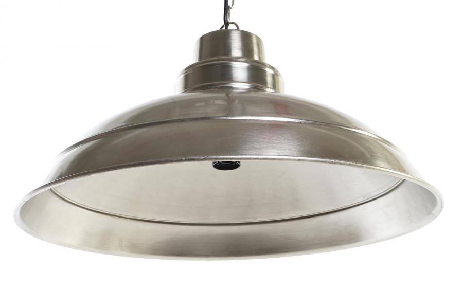 Lampara Techo Hierro 54X54X30 Niquelado Plateado