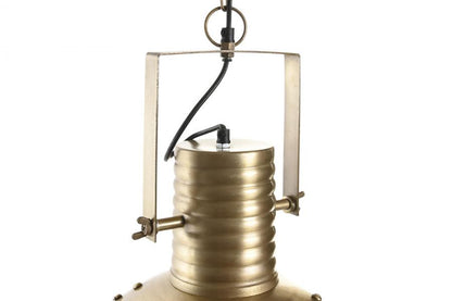 Lampara Techo Hierro 43X43X61 Desgastado Dorado