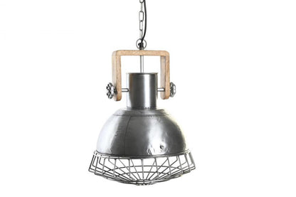 Lampara Techo Hierro Mango 31X31X44 Desgastado