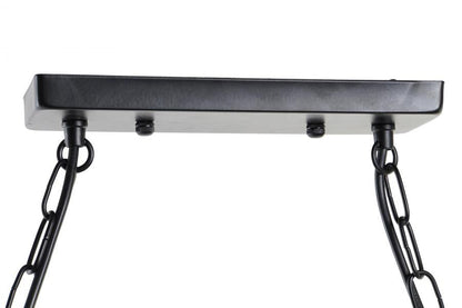 Lampara Techo Metal Cuerda 85X18X20 3 Bombillas
