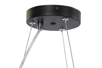Lampara Techo Cuerda 48X48X10 6 Bombillas Marron
