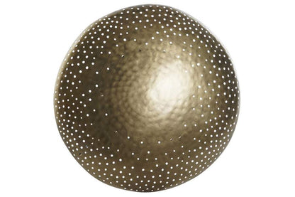 Lampara Aplique Hierro 32X18X32 Dorado