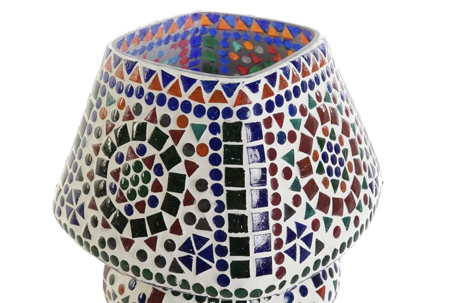Lampara Sobremesa Cristal 19X19X22 Mosaico 2 Surt.