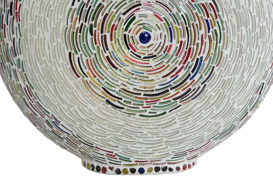 Lampara Sobremesa Cristal 33X20X32 Mosaico 2 Surt.