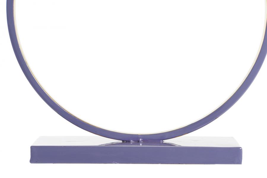 Lampara Sobremesa Hierro 41X20X71 Lila