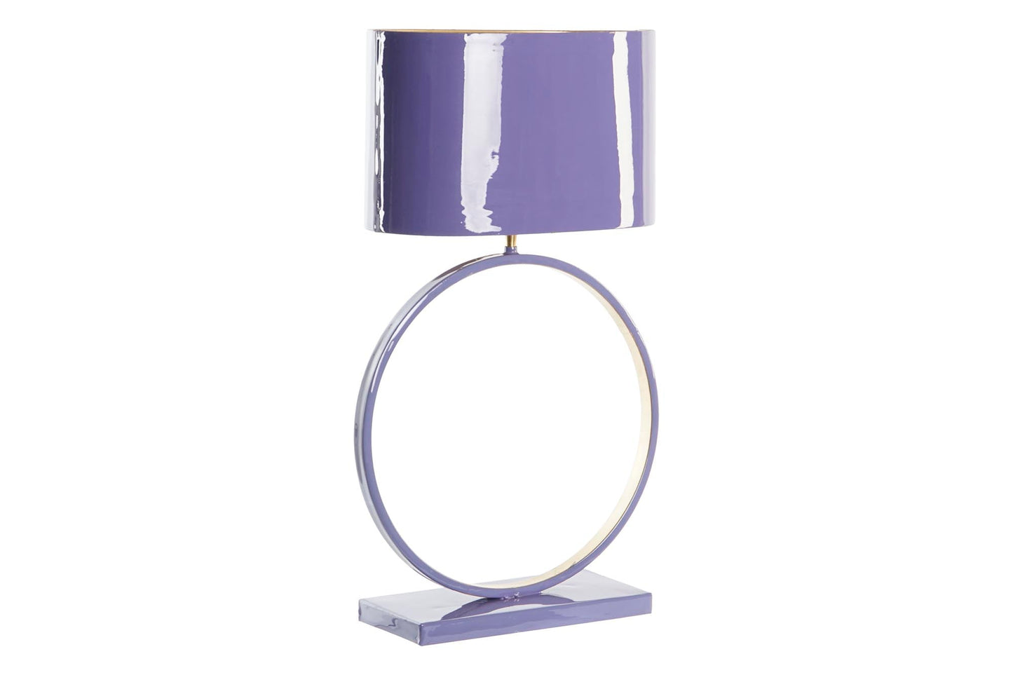 Lampara Sobremesa Hierro 41X20X71 Lila