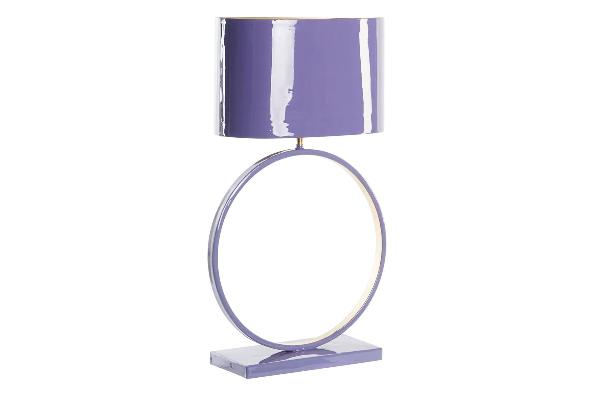 Lampara Sobremesa Hierro 41X20X71 Lila