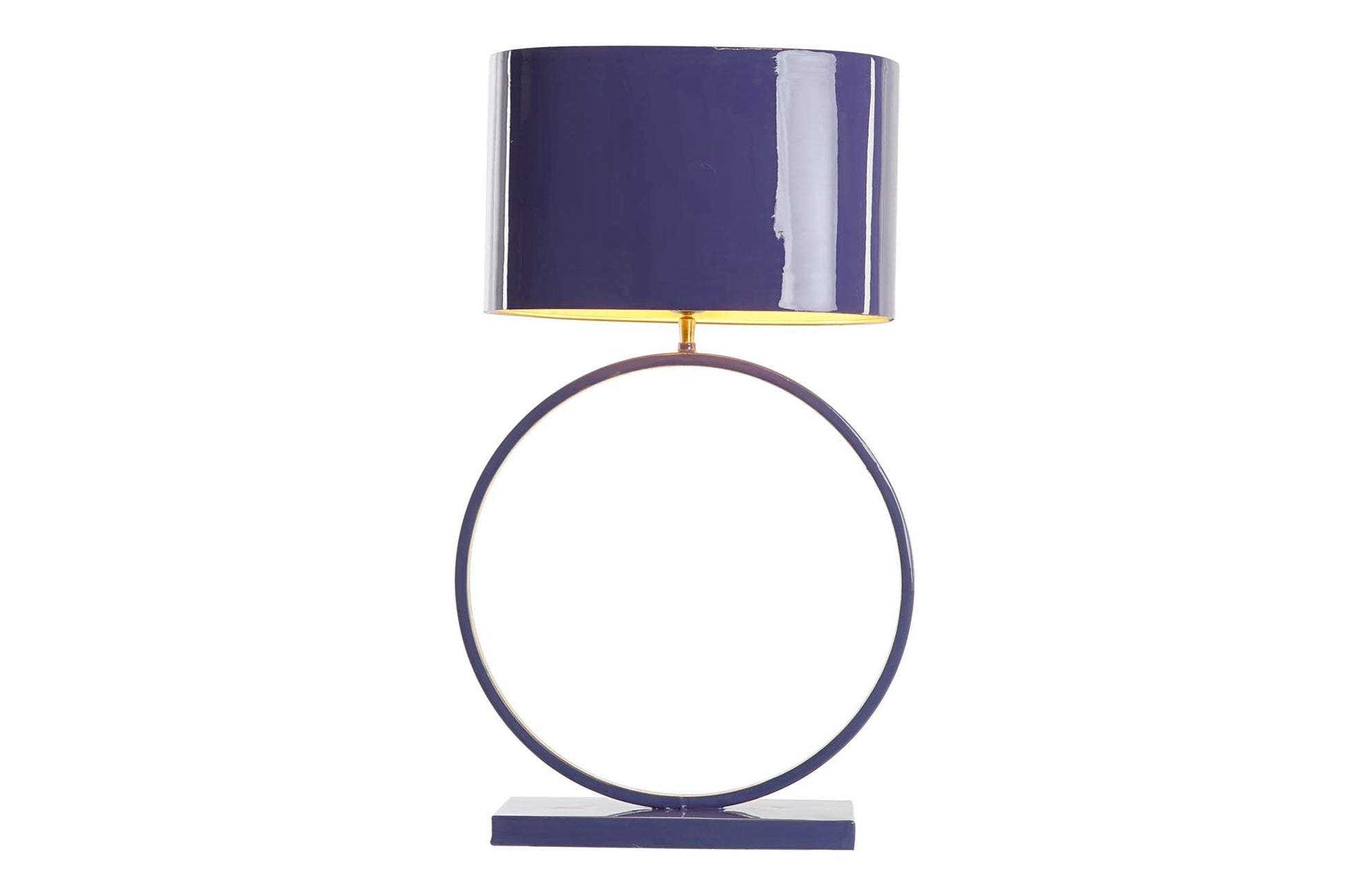 Lampara Sobremesa Hierro 41X20X71 Lila