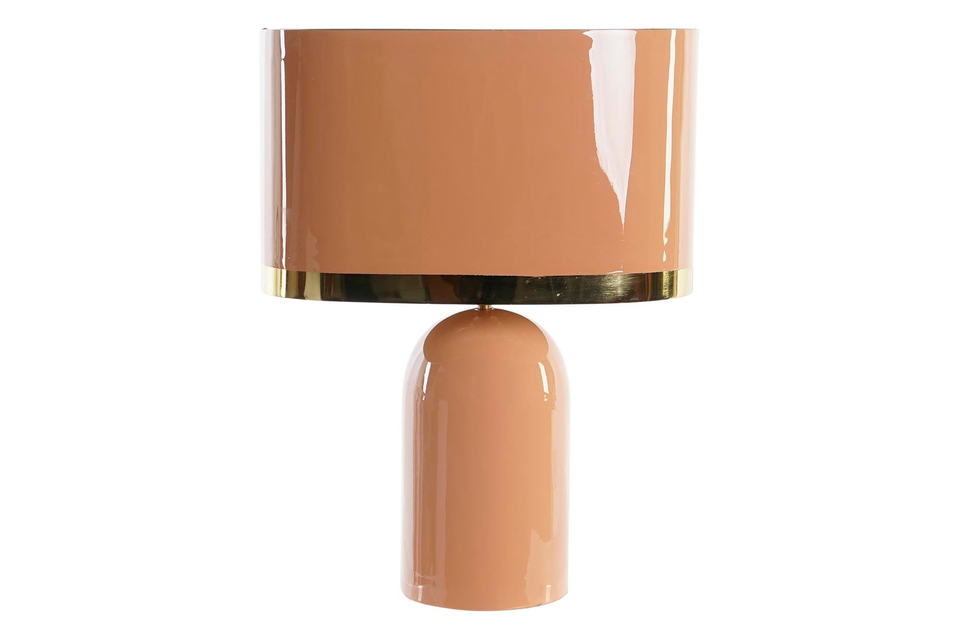 Lampara Sobremesa Hierro 37X21X52 Lacado Rosa