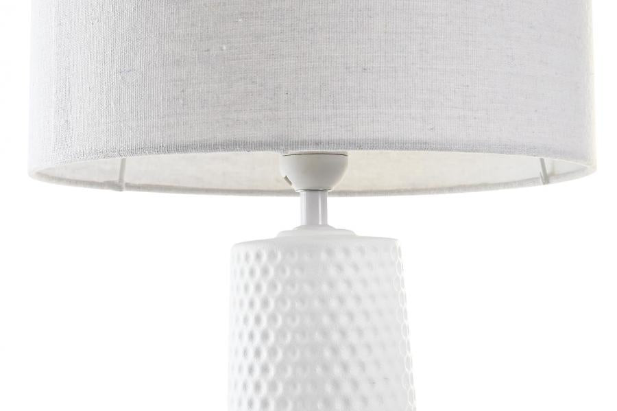 Lampara Sobremesa Porcelana Poliester 30X30X63