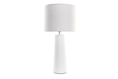 Lampara Sobremesa Porcelana Poliester 30X30X63