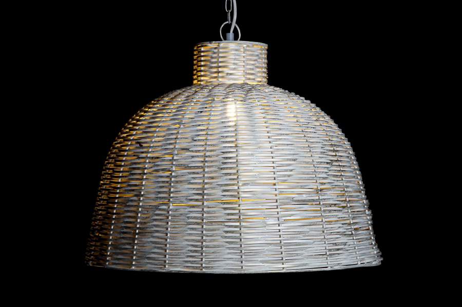 Lampara Techo Hierro 51X51X38 Blanco