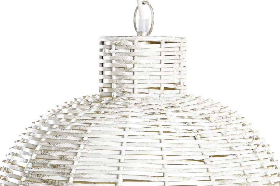 Lampara Techo Hierro 38X28X24 Blanco