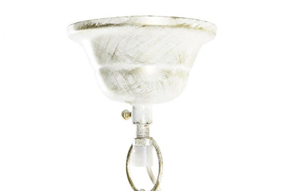 Lampara Techo Hierro 38X28X24 Blanco