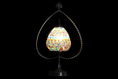 Lampara Sobremesa Metal 32_5X16X47_5 Mosaico 2 Sur
