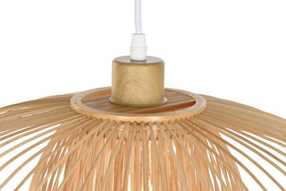 Lampara Techo Bambu 40X40X17 E27 Natural Natural