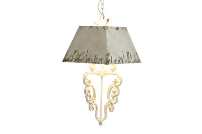 Lampara Techo Metal 37_5X37_5X73_5 Envejecido