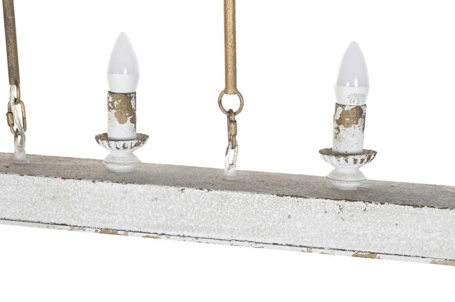 Lampara Techo Abeto Metal 111_5X12X83 Envejecido