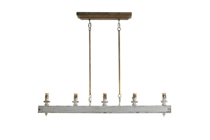 Lampara Techo Abeto Metal 111_5X12X83 Envejecido