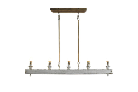 Lampara Techo Abeto Metal 111_5X12X83 Envejecido