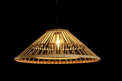 Lampara Techo Bambu 60X60X26 Natural Marron