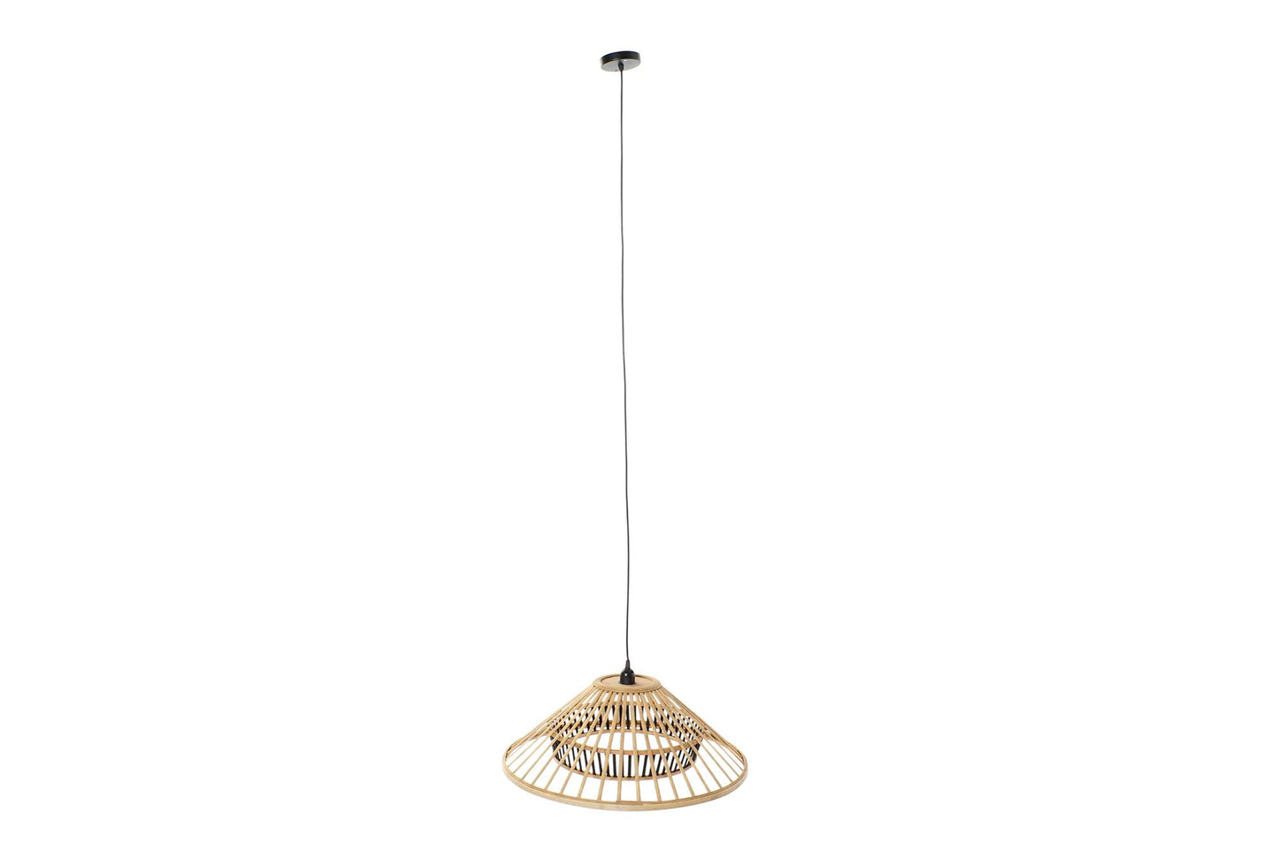Lampara Techo Bambu 60X60X26 Natural Marron