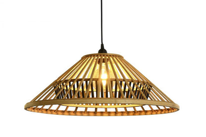 Lampara Techo Bambu 60X60X26 Natural Marron