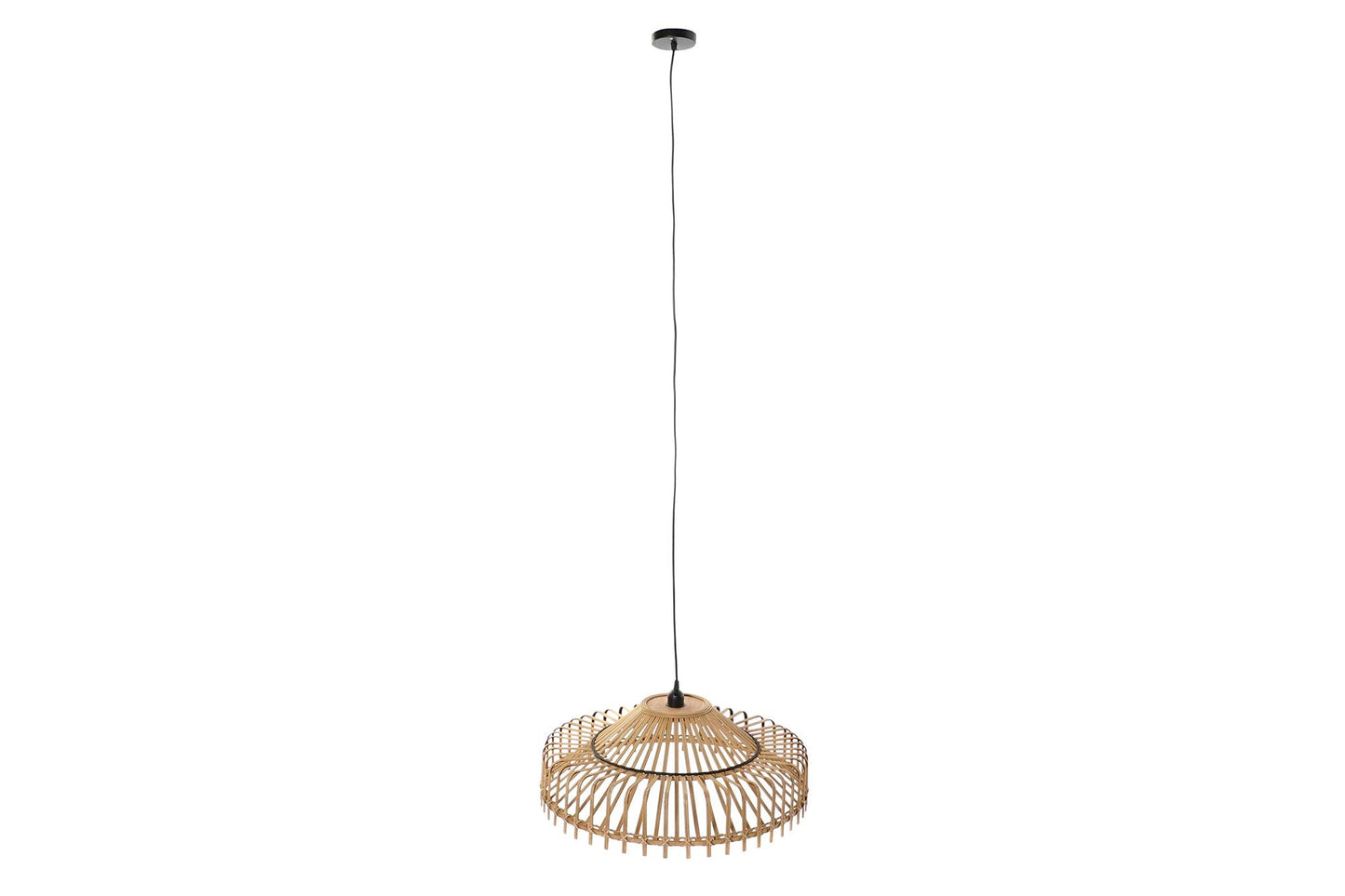 Lampara Techo Bambu 61X61X31 Natural Marron