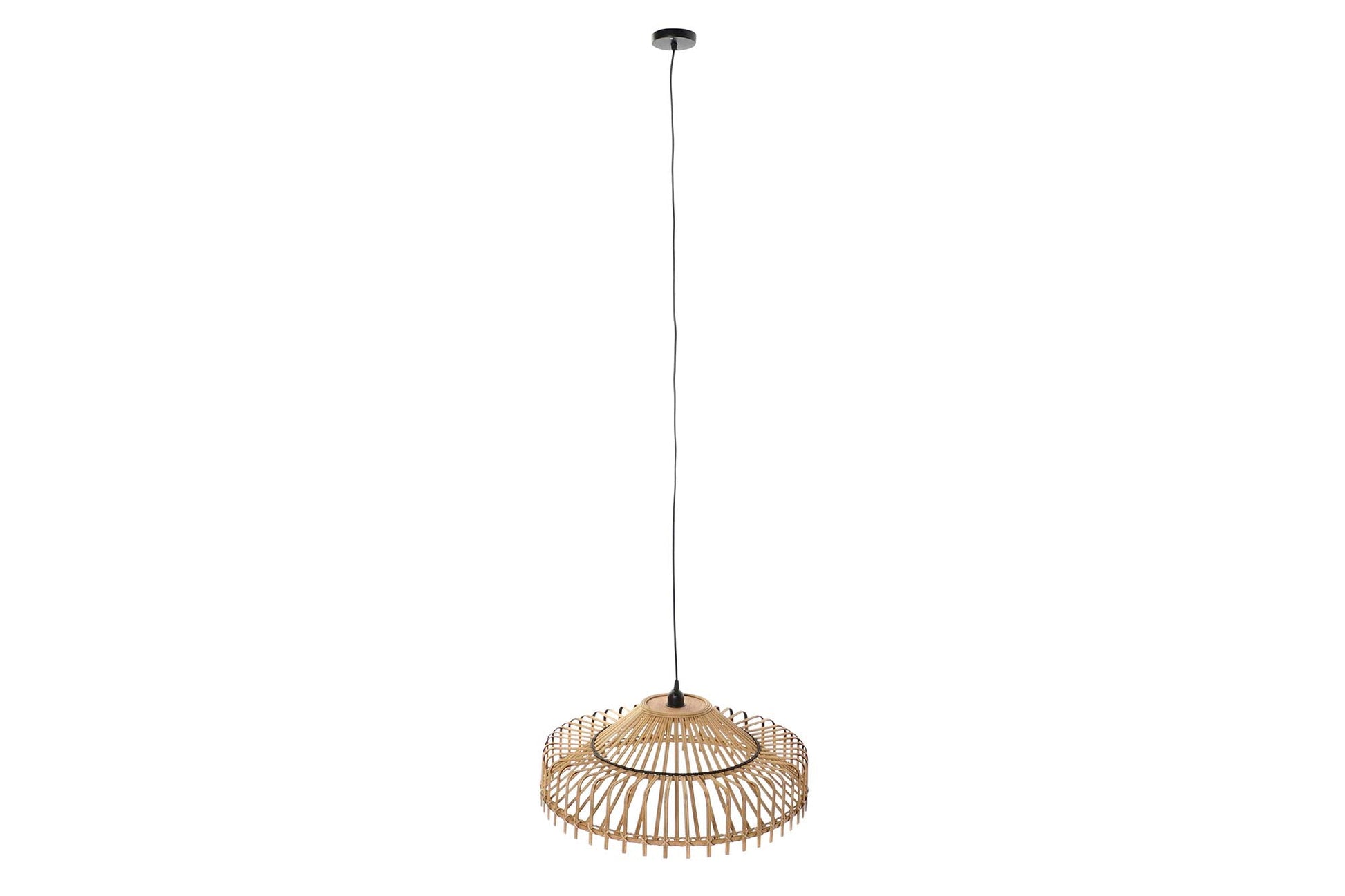 Lampara Techo Bambu 61X61X31 Natural Marron