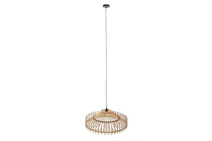Lampara Techo Bambu 61X61X31 Natural Marron