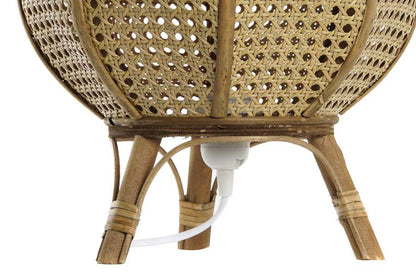 Lampara Sobremesa Ratan 29X29X40 Natural Marron