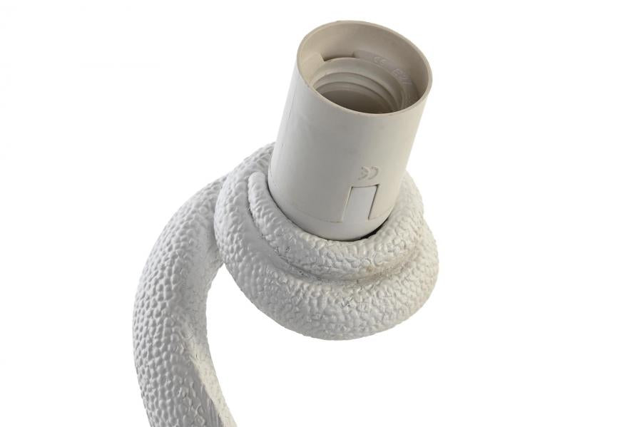 Lampara Aplique Resina 31X14X22 Iguana Blanco